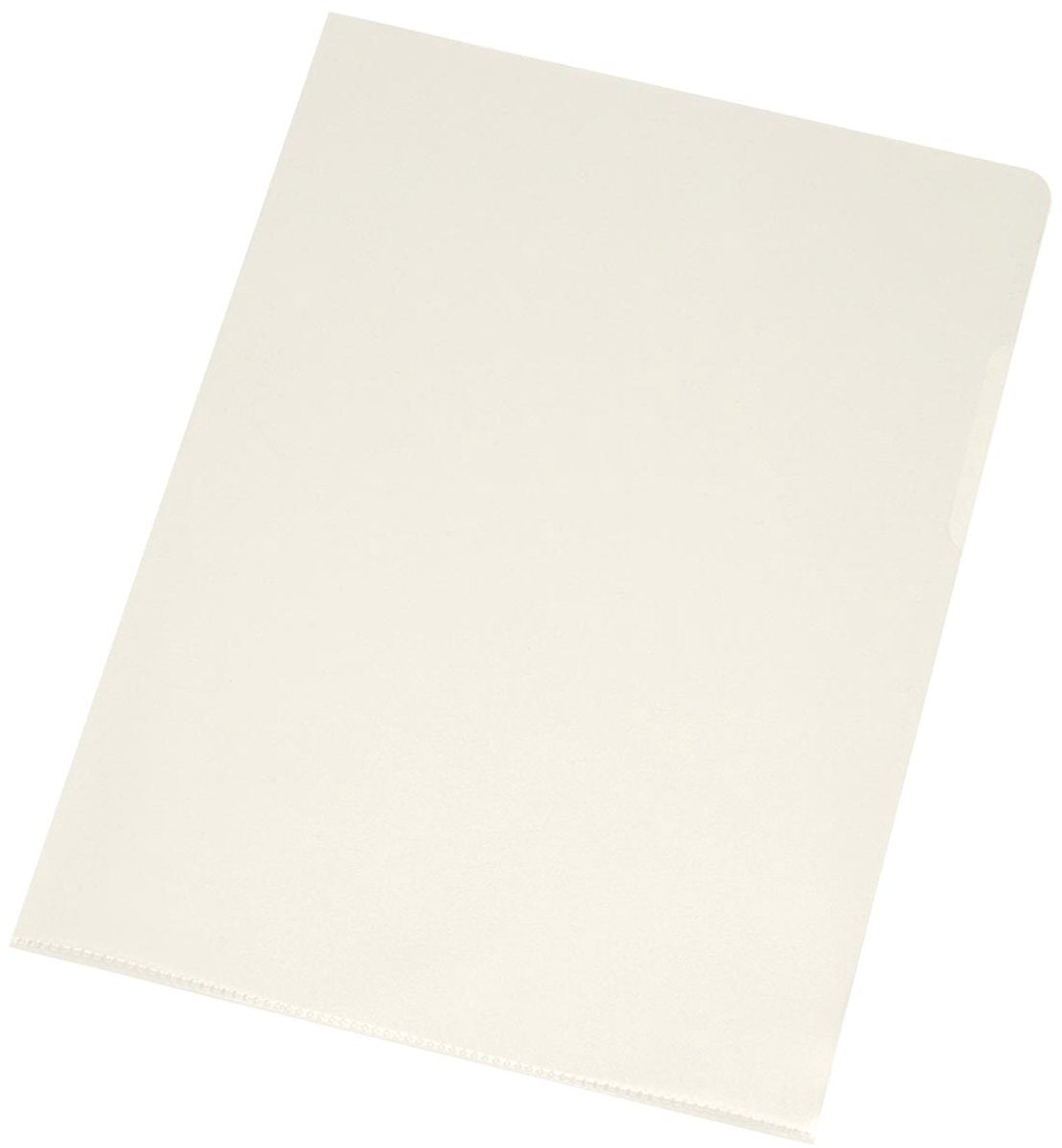 Q-CONNECT l-map | glashelder | 120 micron | pak van 100 stuks