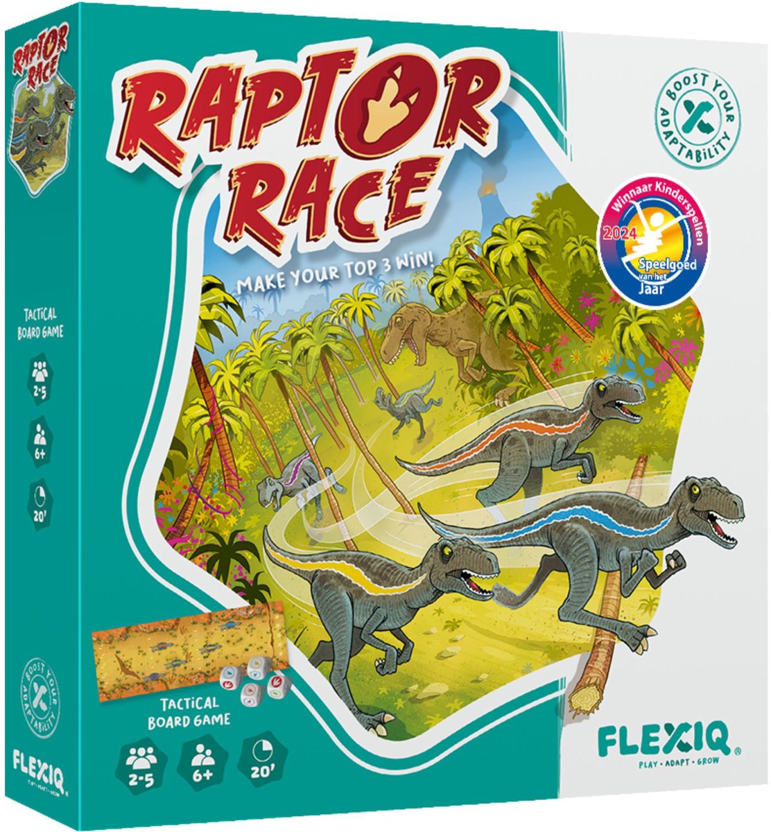 FlexIQ Raptor race tactisch bordspel