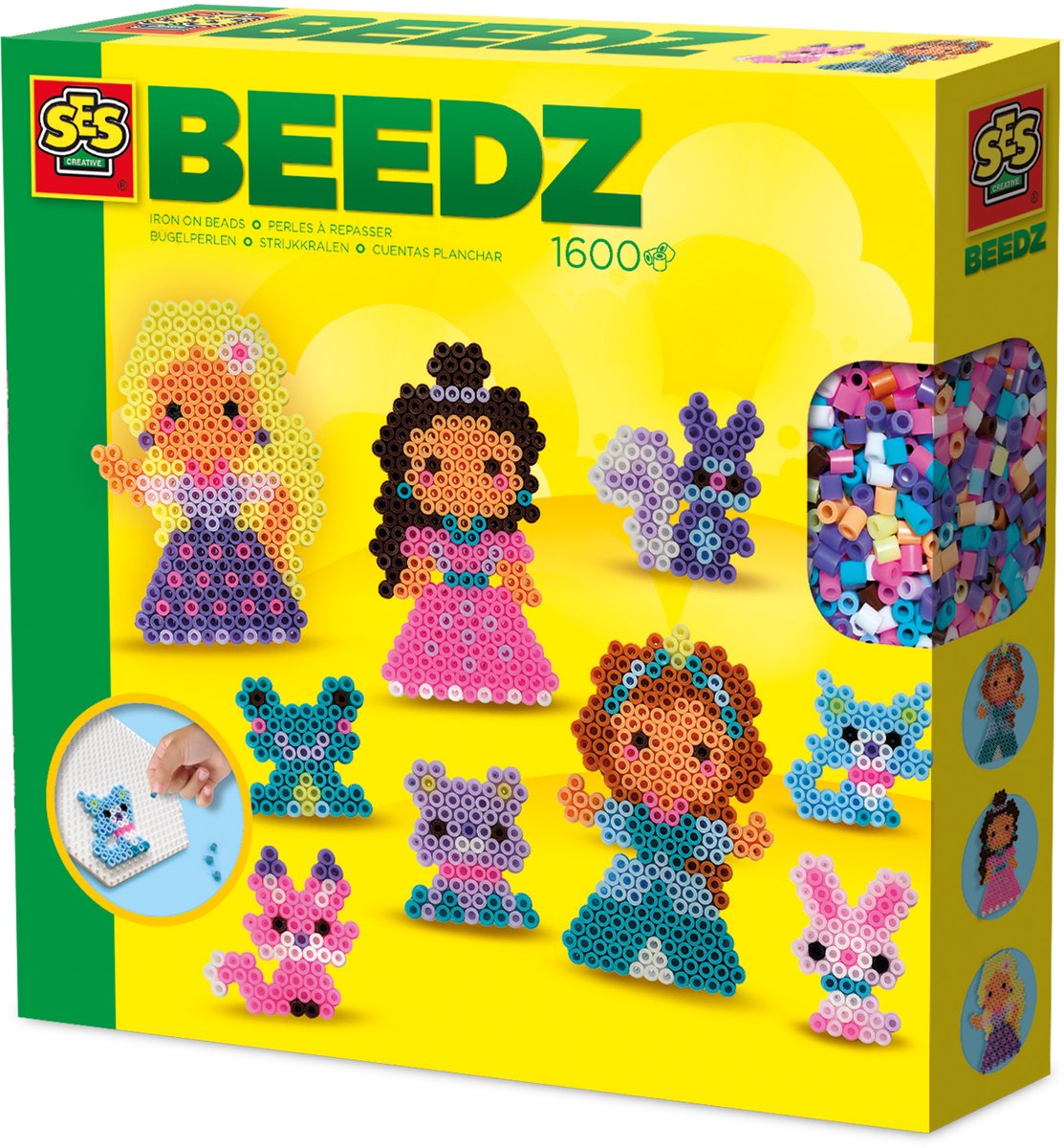 SES Creative Ses strijkkralen - prinsesjes en dierenvriendjes