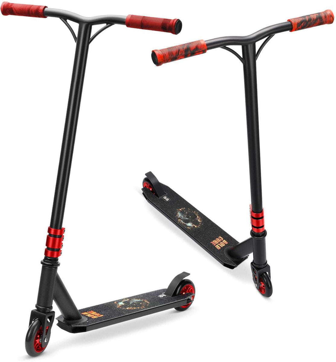 Volare Boldcube deluxe stuntstep - zwart