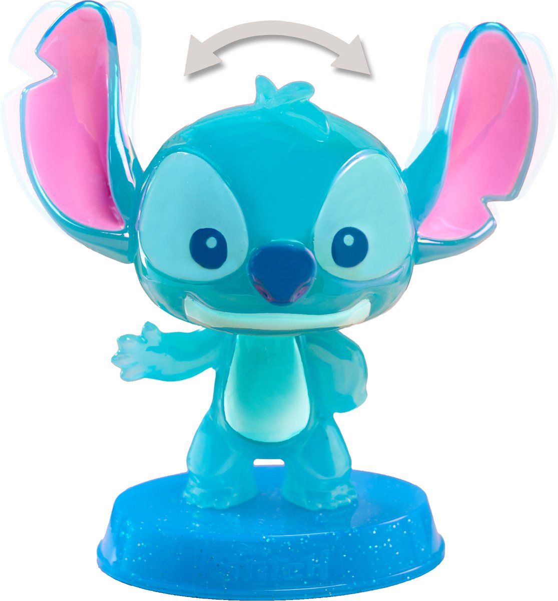 Just Play Disney stitch - grote wiebelhoofd verzamelfiguur stitch blauw