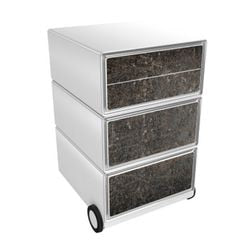 Mobiel ladeblok Paperflow Old Leather Wit ABS, polystyreen