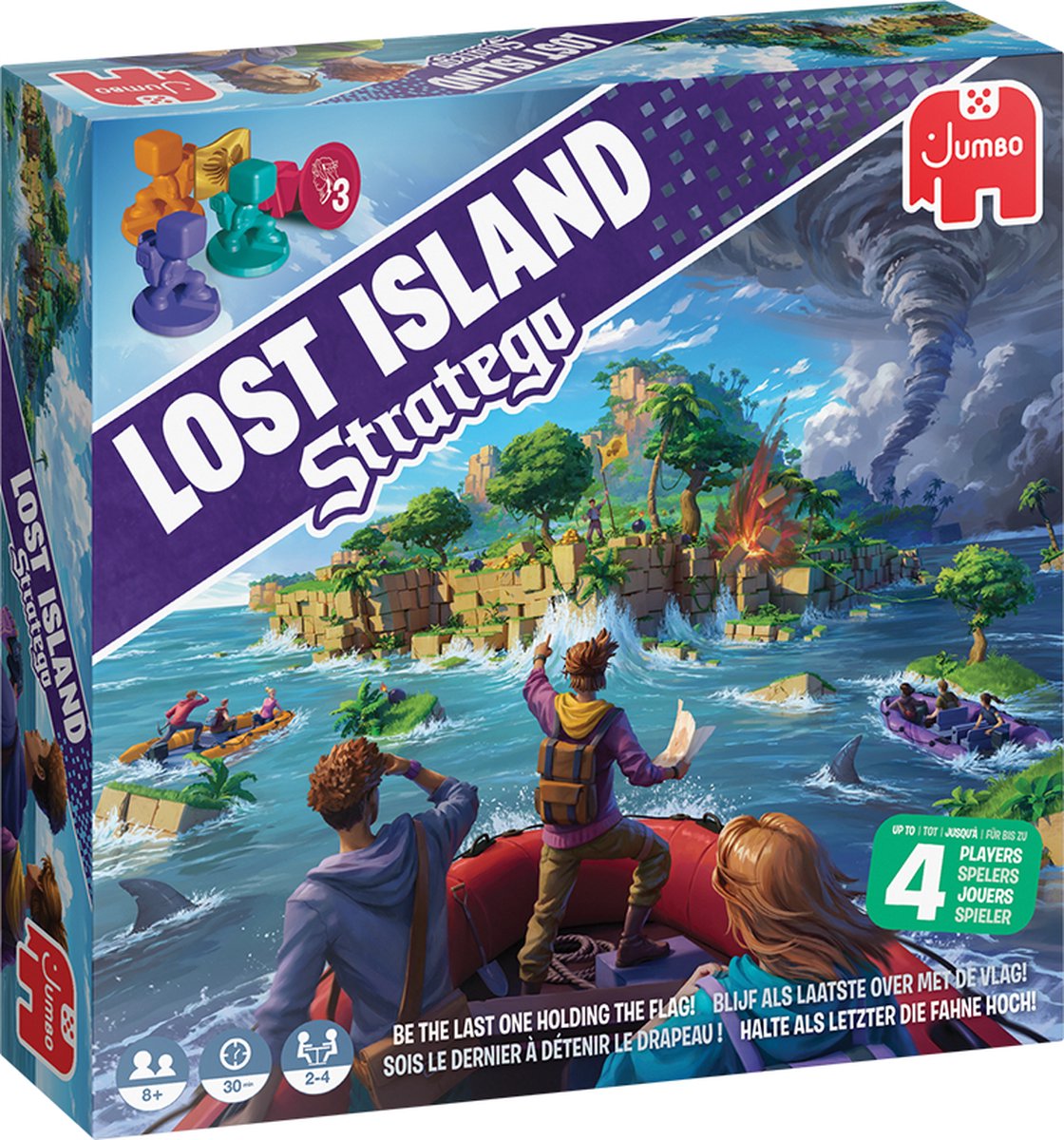 Stratego Jumbo lost island bordspel