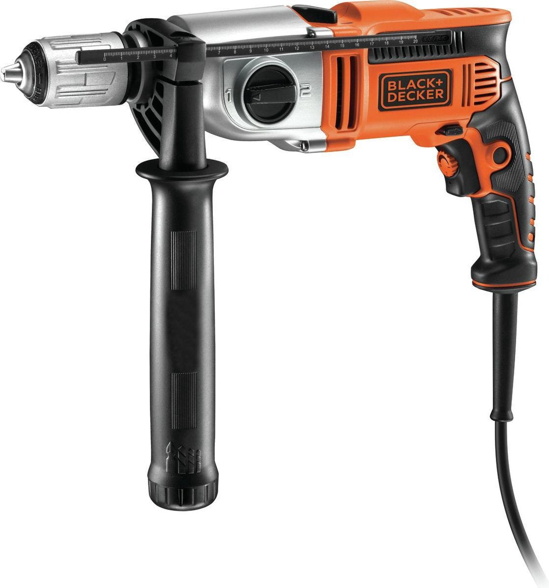 BLACK+DECKER 910w klopboormachine met 2 snelheden - kr911k-qs
