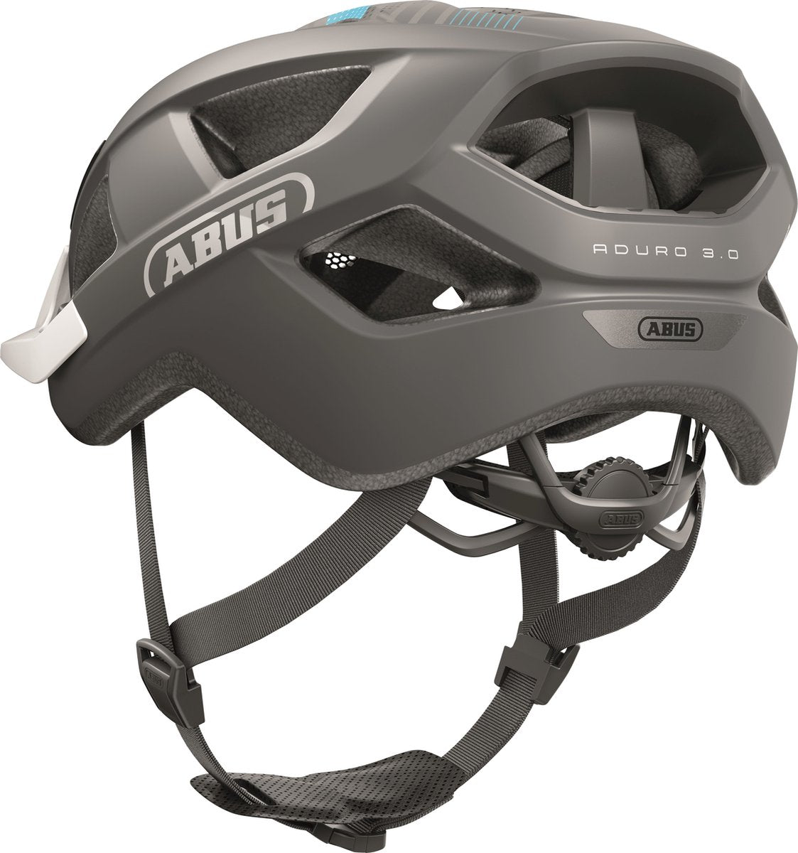 ABUS Fietshelm aduro 3.0 race grey m - 52-58 cm - grijs - geschikt voor gebruik op elektrische fietsen - stadsfietsen - 300 g