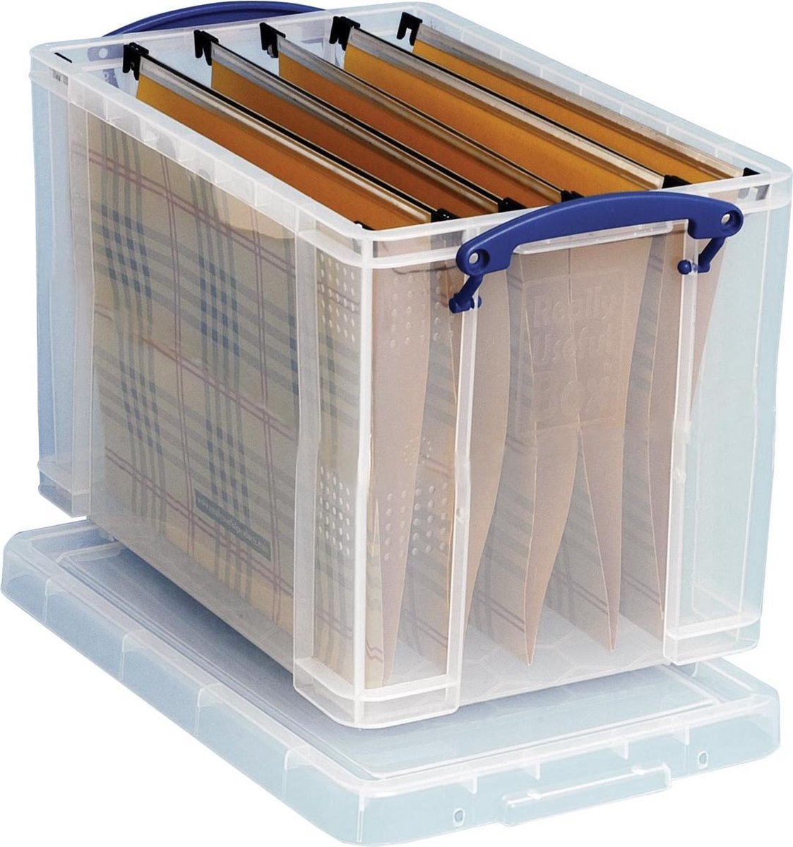 Really Useful Box – 19l – transparant – 10 hangmappen