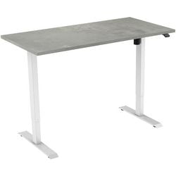 Euroseats Bureau Wit, oxyd B000WH120OXY 80 x 750-1235 x 120 mm