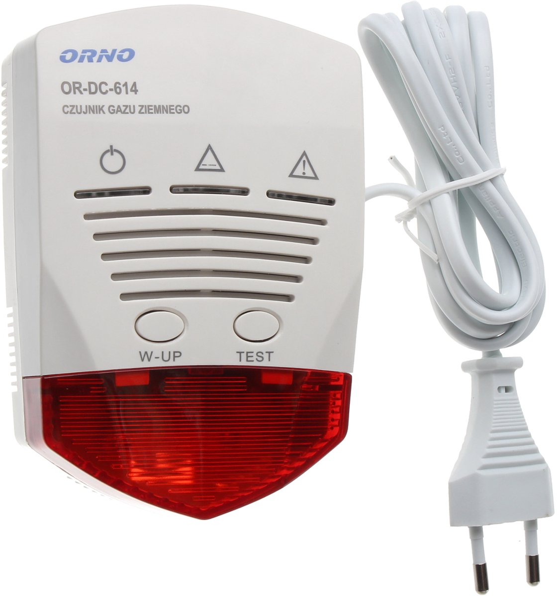 ORNO or-dc-614 - aardgasdetector - sirene - visuele waarschuwing