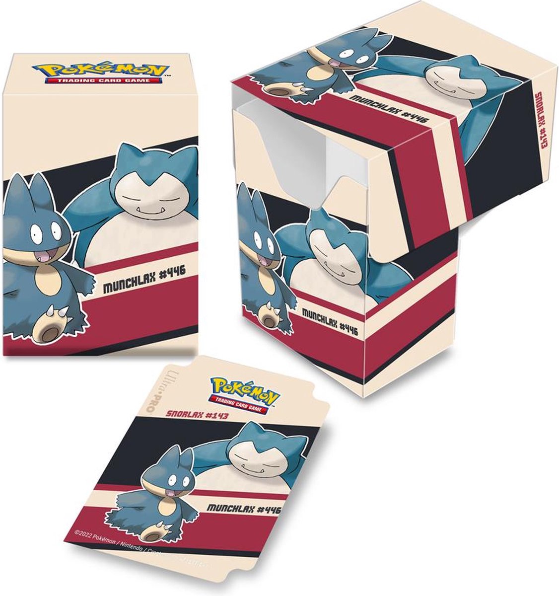 Ultrapro Deck box pokemon snorlax munchlax