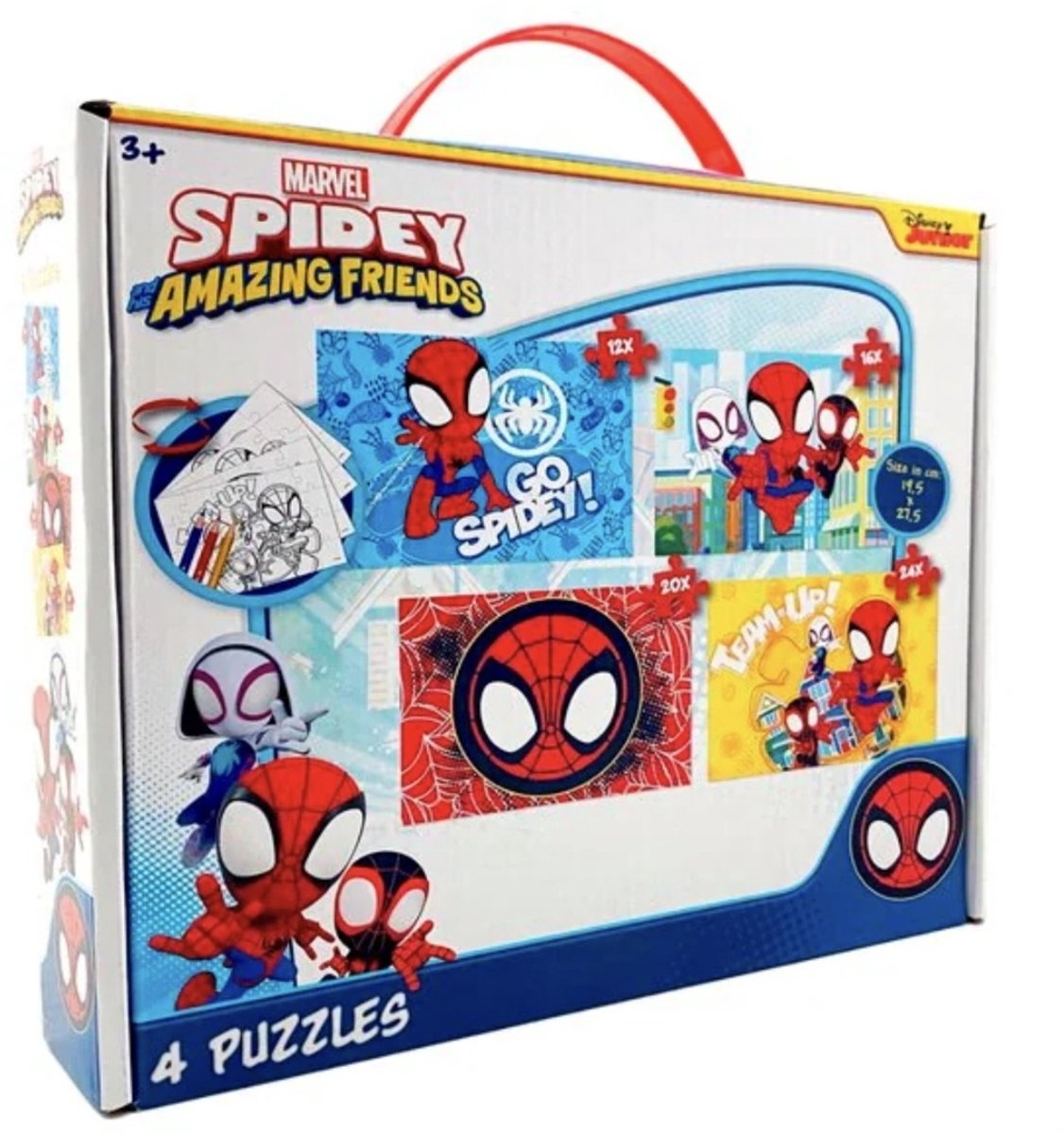 Disney Spidey 4in1 puzzelset