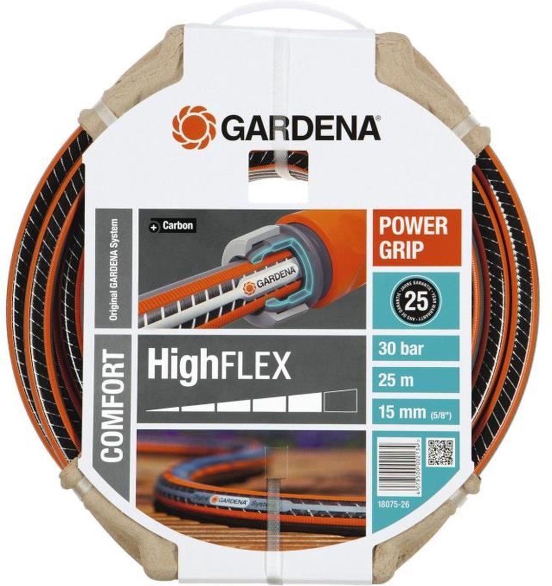 GARDENA comfort highflex tuinslang - 15 mm (5 8 ) - 25 m