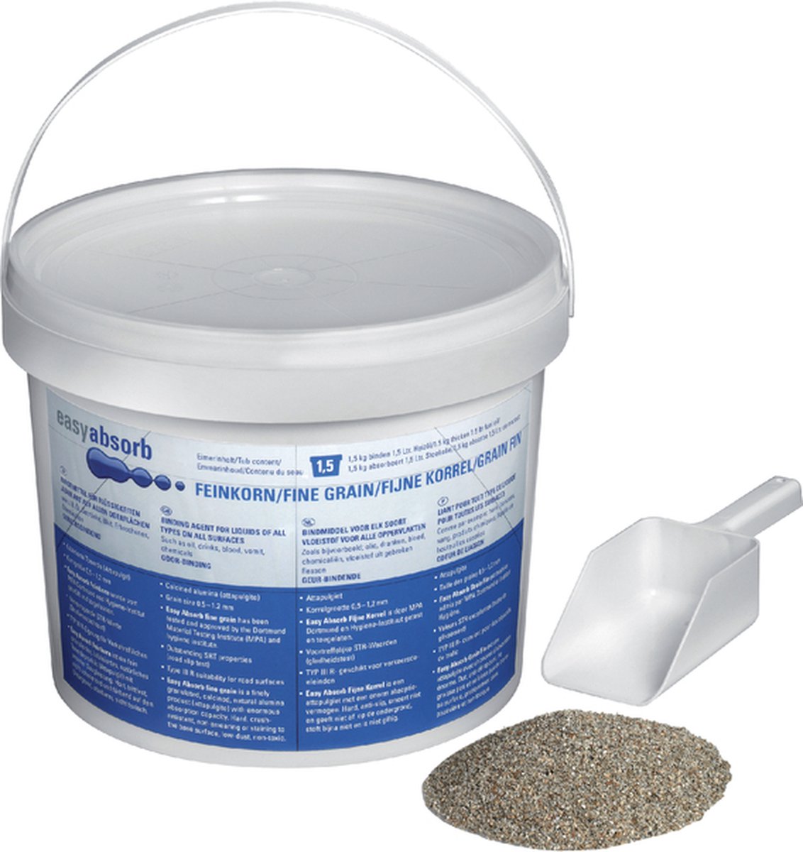 Westcott Easy absorb absorptiekorrels - fijn - 1,5 liter - ac-p10004