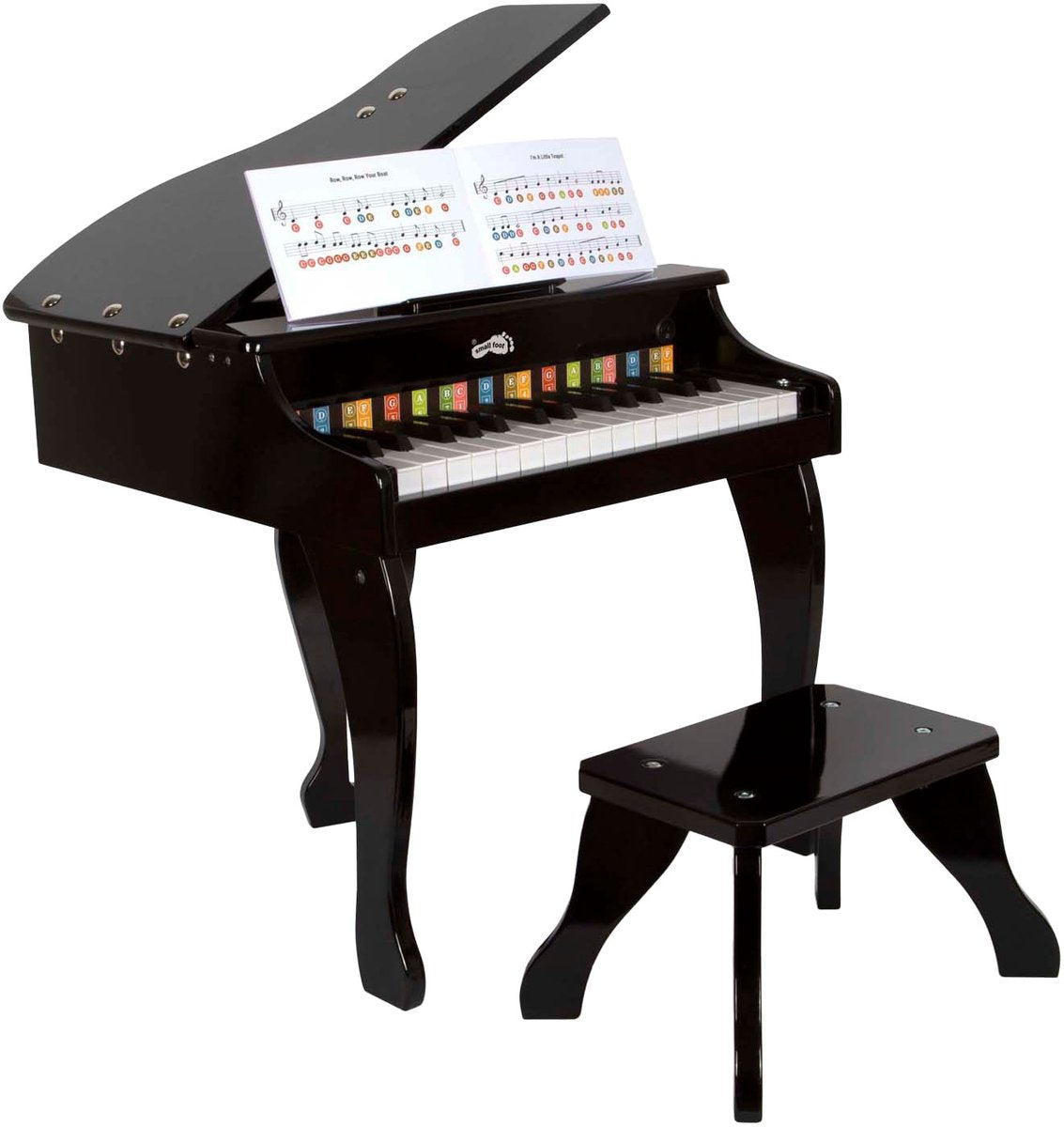 Small Foot - houten kindervleugelpiano zwart