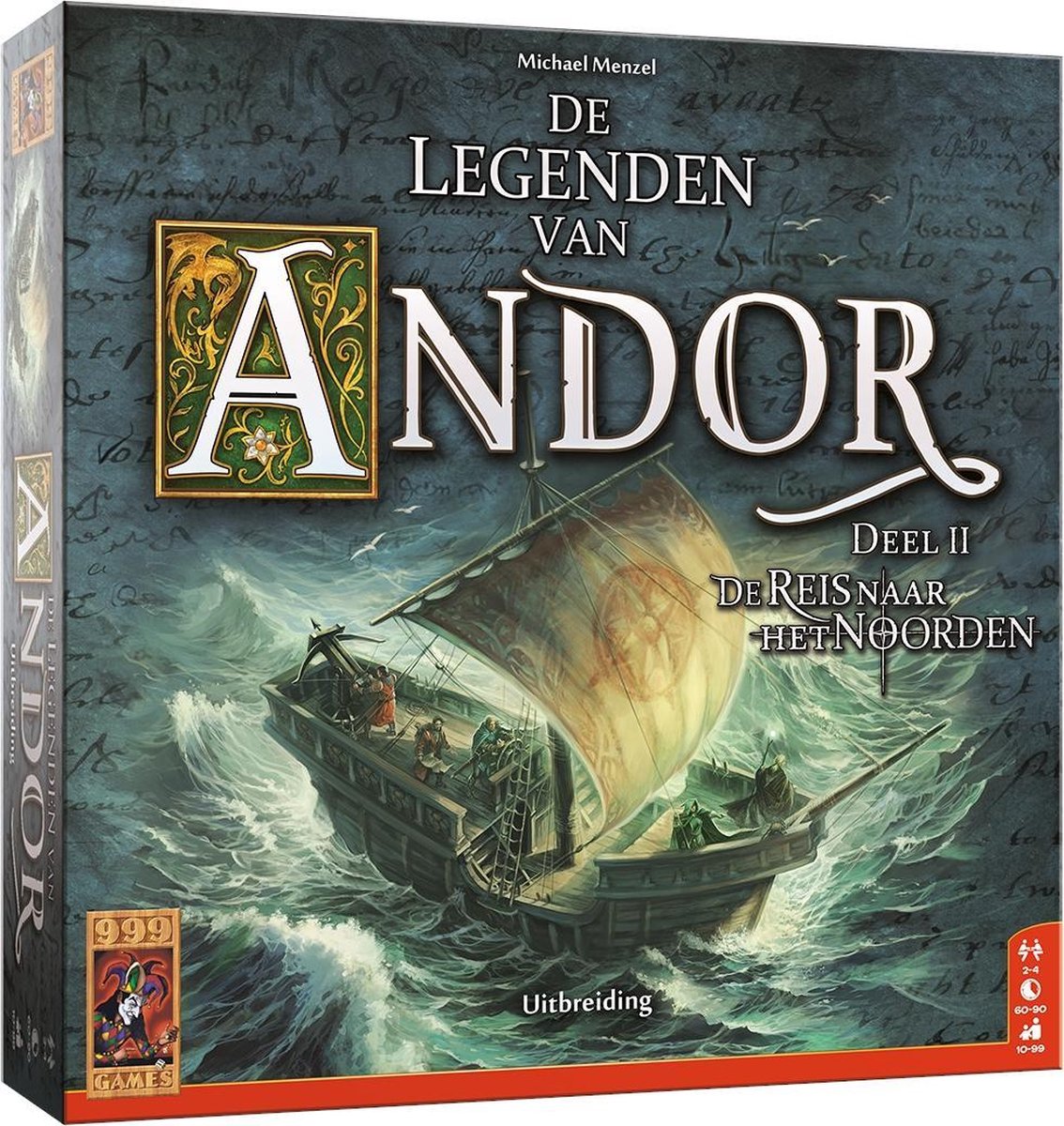 999Games 999 games de legenden van andor: de reis naar het noorden uitbreiding bordspel - coöperatief spel