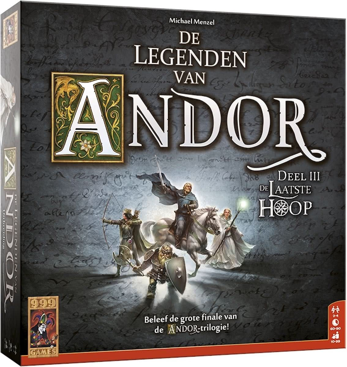 999Games 999 games de legenden van andor: de laatste hoop bordspel