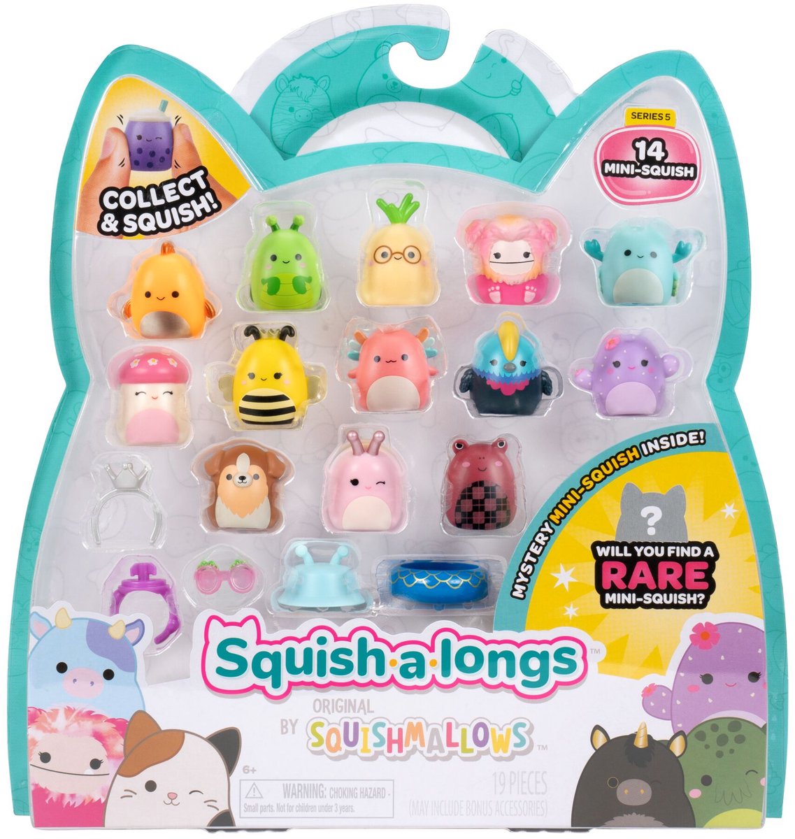 Jazwares Squish-a-longs - 14 pack (style 2)