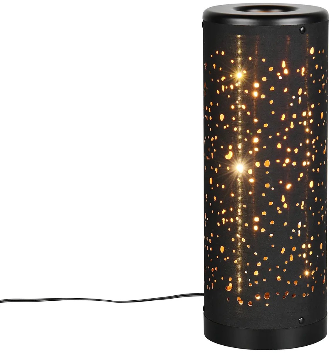 RL LIVE YOUR LIGHT Reality taco - tafellamp - zwart - incl. 1x smd 4 w - snoerschakelaar