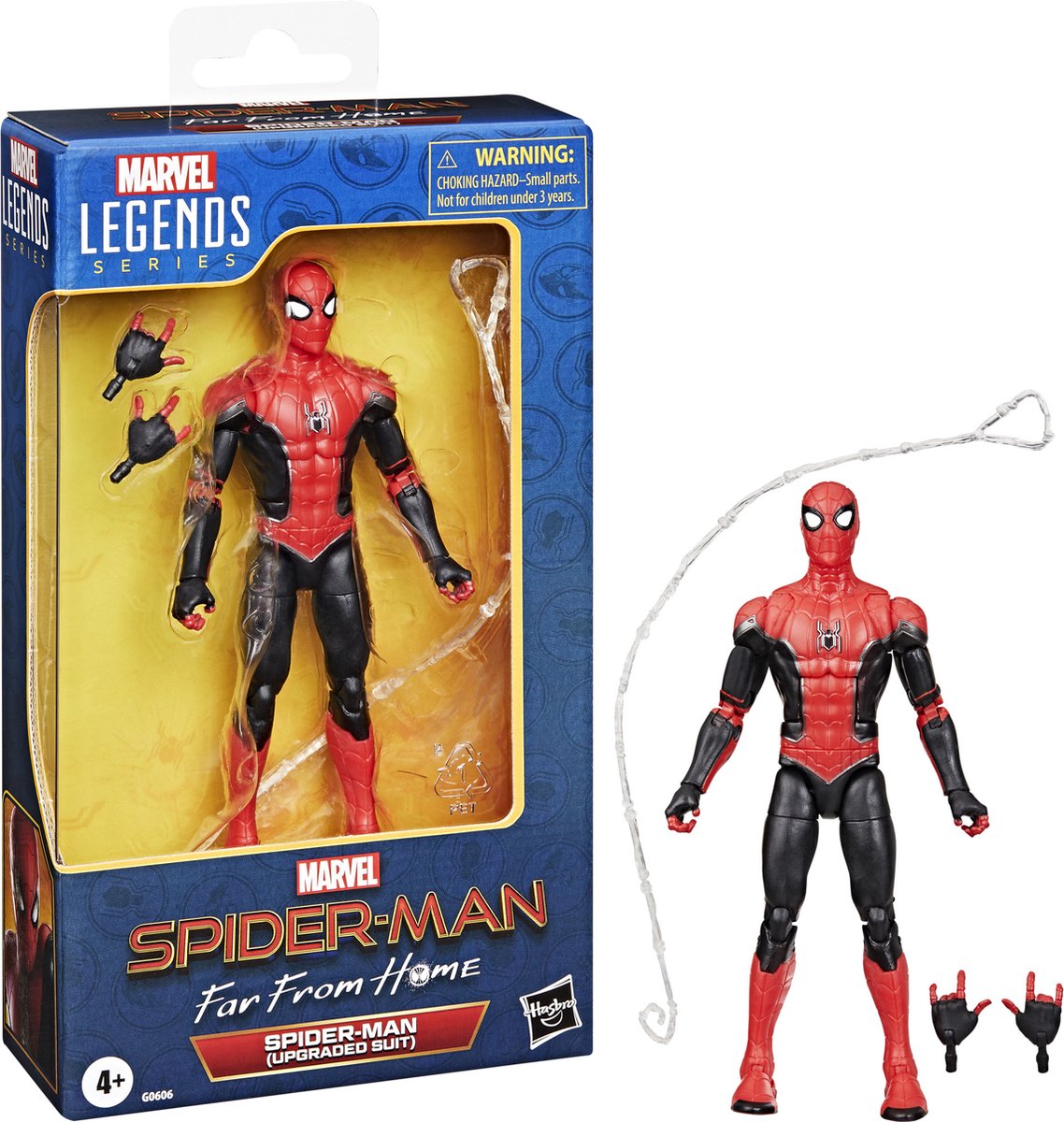 Hasbro Marvel legends series spider-man (upgraded suit) uit spider-man: far from home, actiefiguur