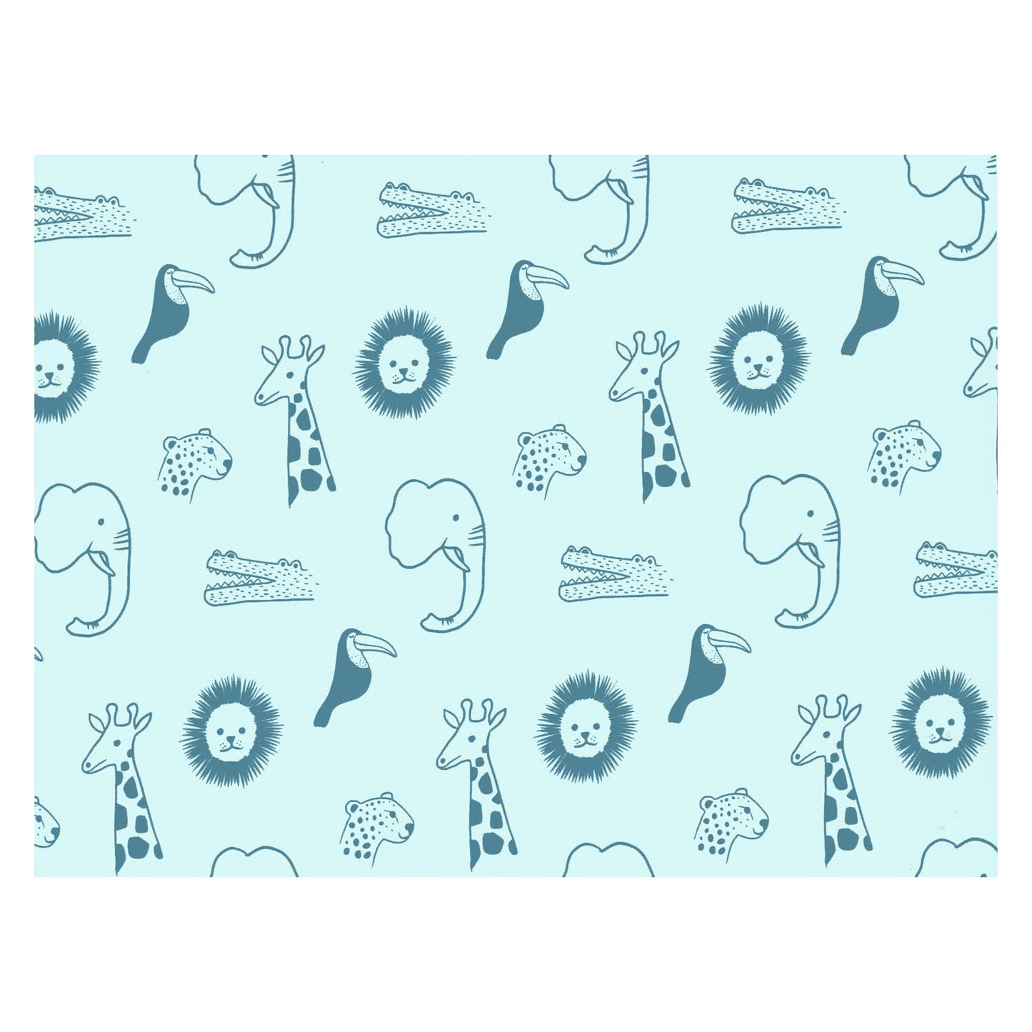 Rotolux Inpakpapier baby wilde dieren, 3 mtr.