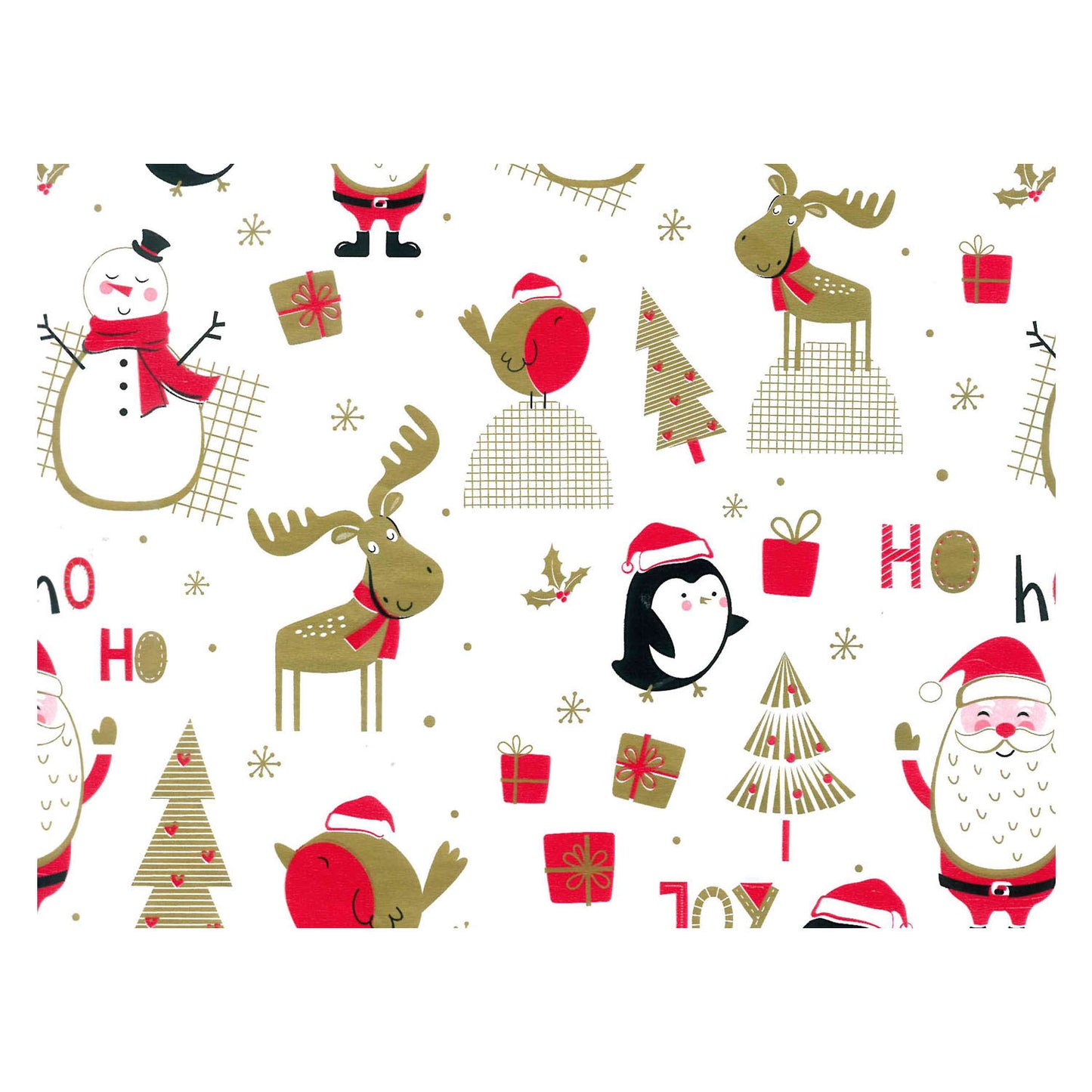 Rotolux Cadeaupapier kerst collectie, 50 rollen