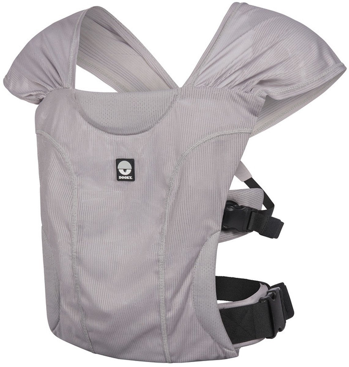 Dooky® Dooky splash baby draagzak voor douche en zwemmen - baby carrier grey - baby draagzak en baby draagdoek in 1 - draagzak baby vanaf geboorte 56-74 cm - draagdoek baby newborn - ergonomisch draagzak