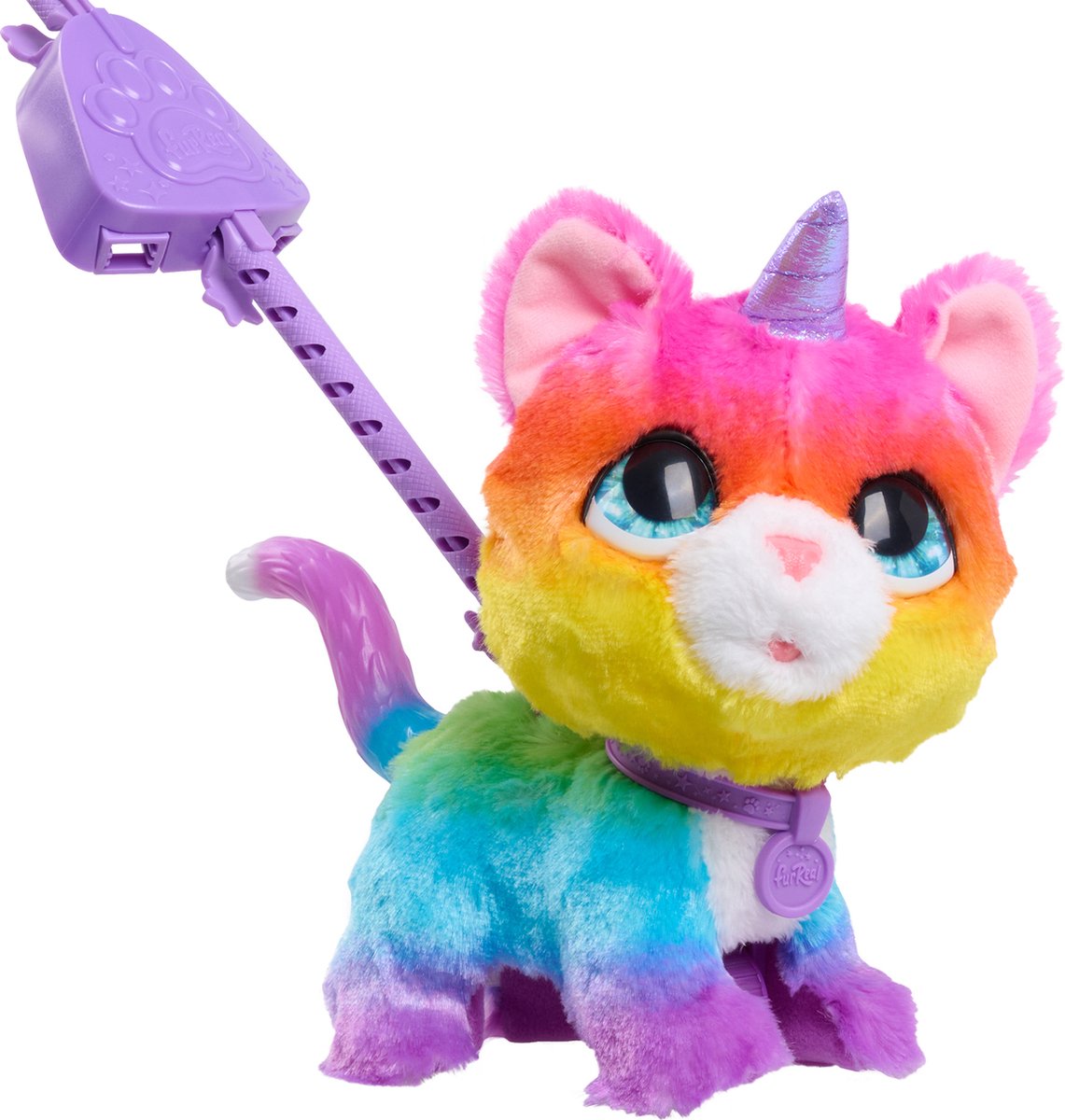 Just Play Furreal walkalots big wags unicorn kat - interactieve pluchen knuffel