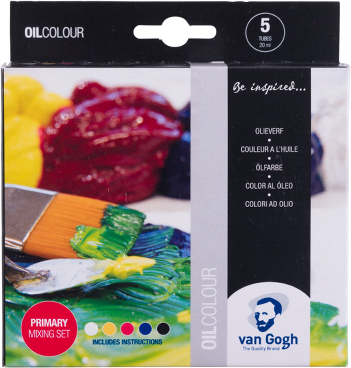 Van Gogh olieverf primaire mengset | 5 x 40 ml