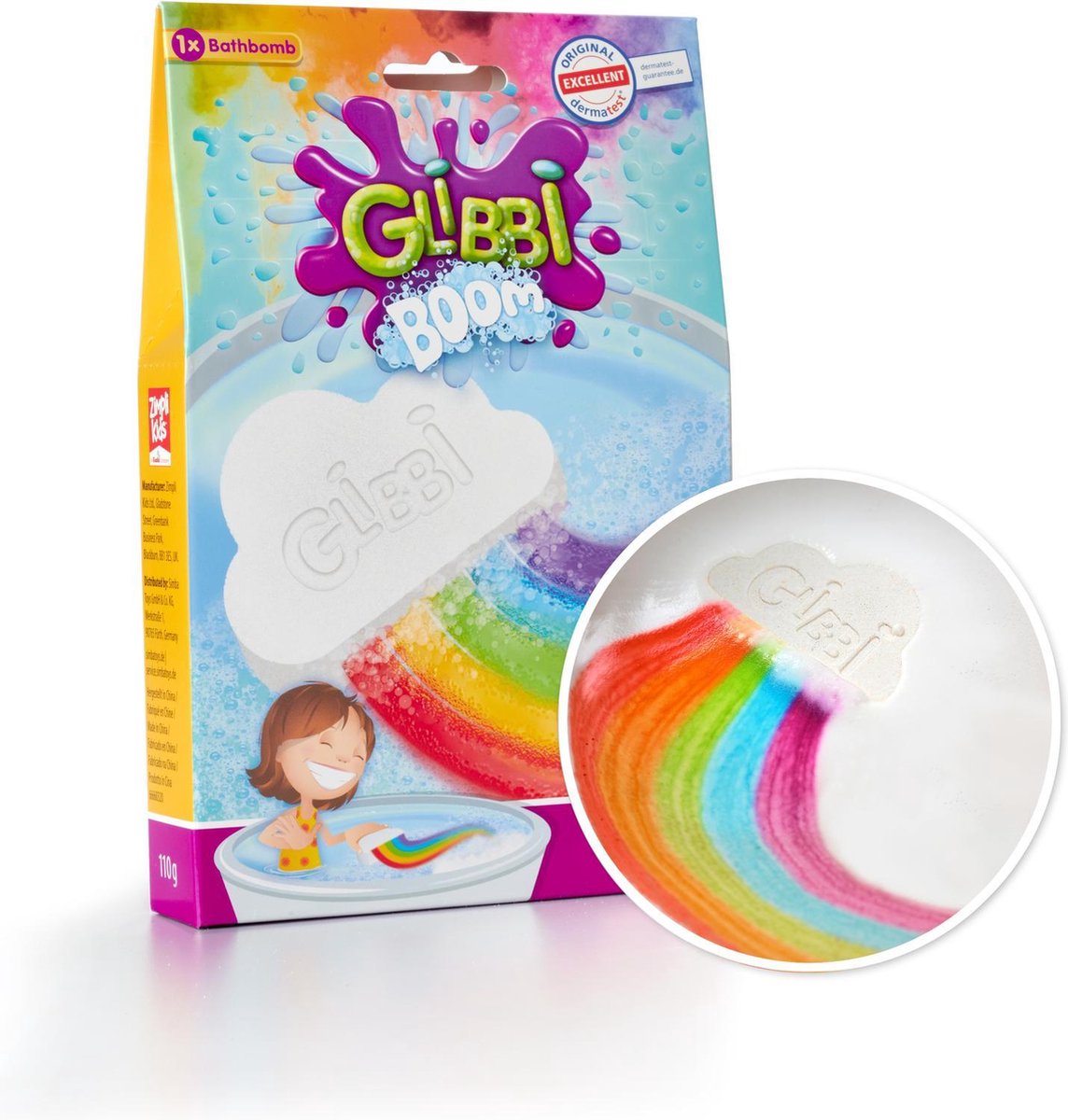 Simba Glibbi boom regenboog - badbom - vanaf 3 jaar - dermatologisch getest