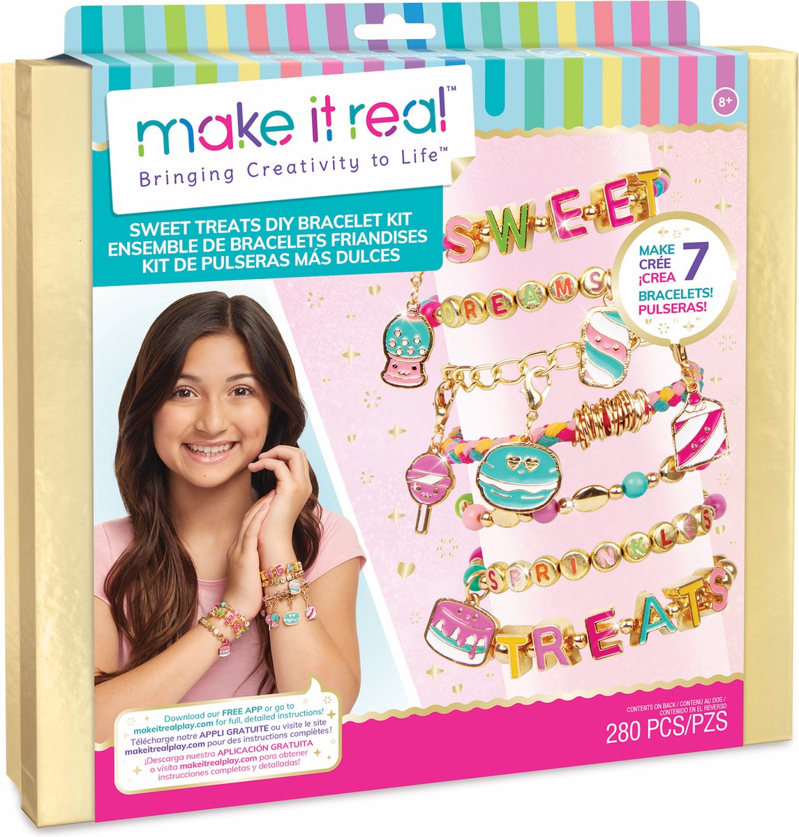 Make It Real zoete verrassingen armbanden maken set