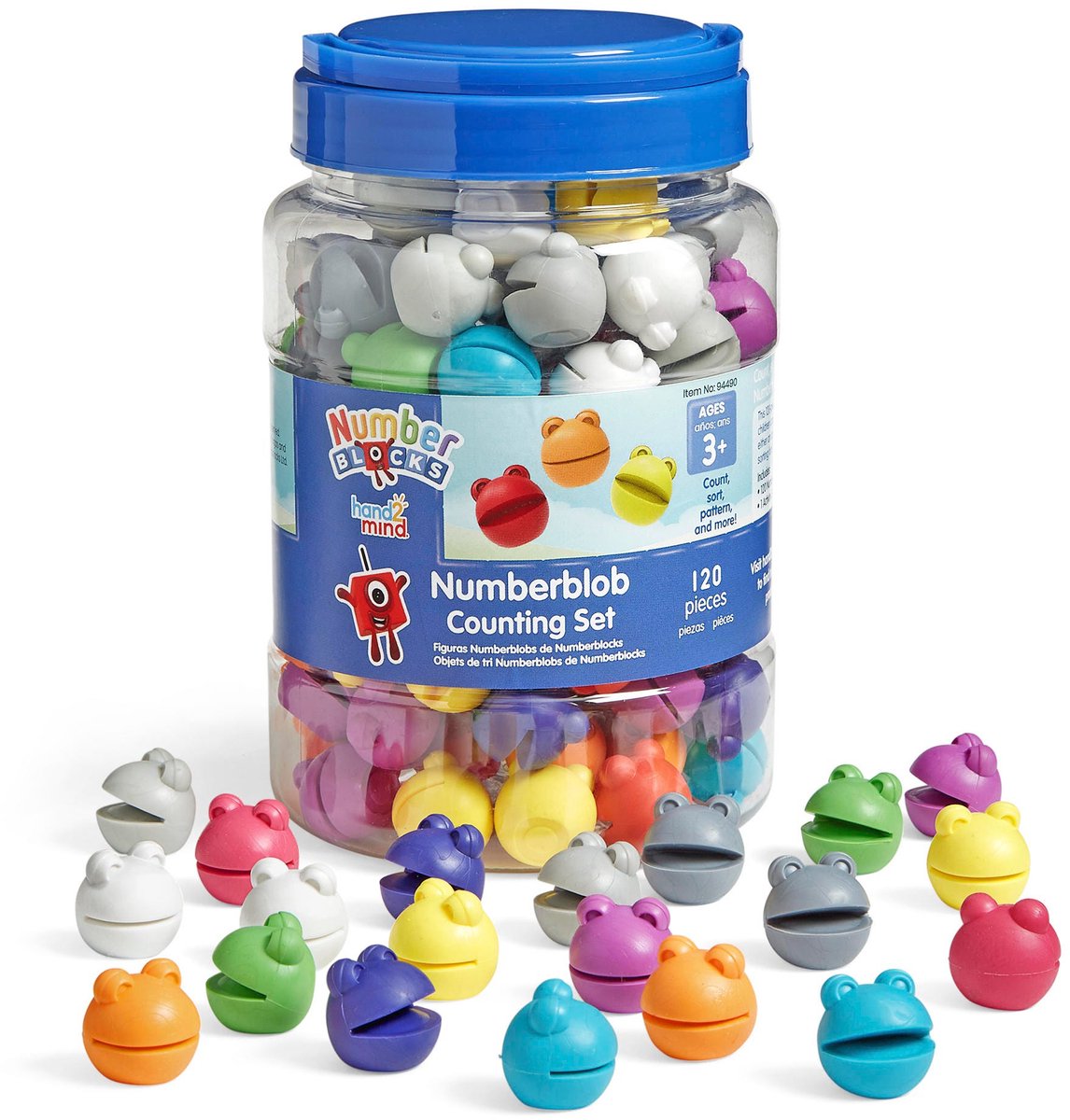 Learning Resources number blocks - numberblob counters - 3+