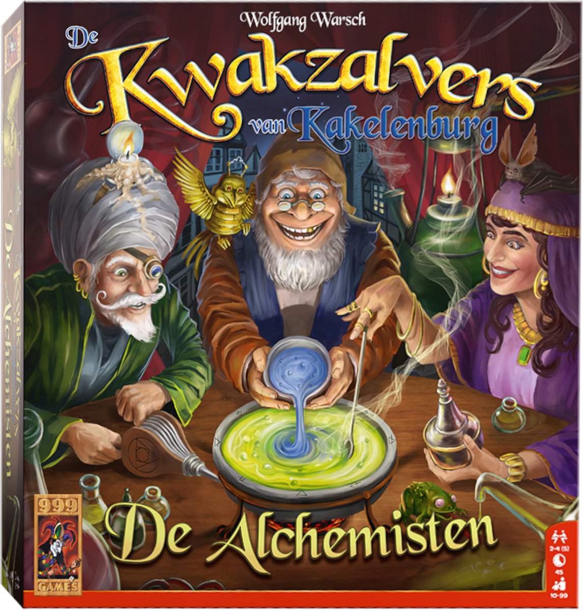 999Games 999 games de kwakzalvers van kakelenburg: de alchemisten uitbreiding bordspel