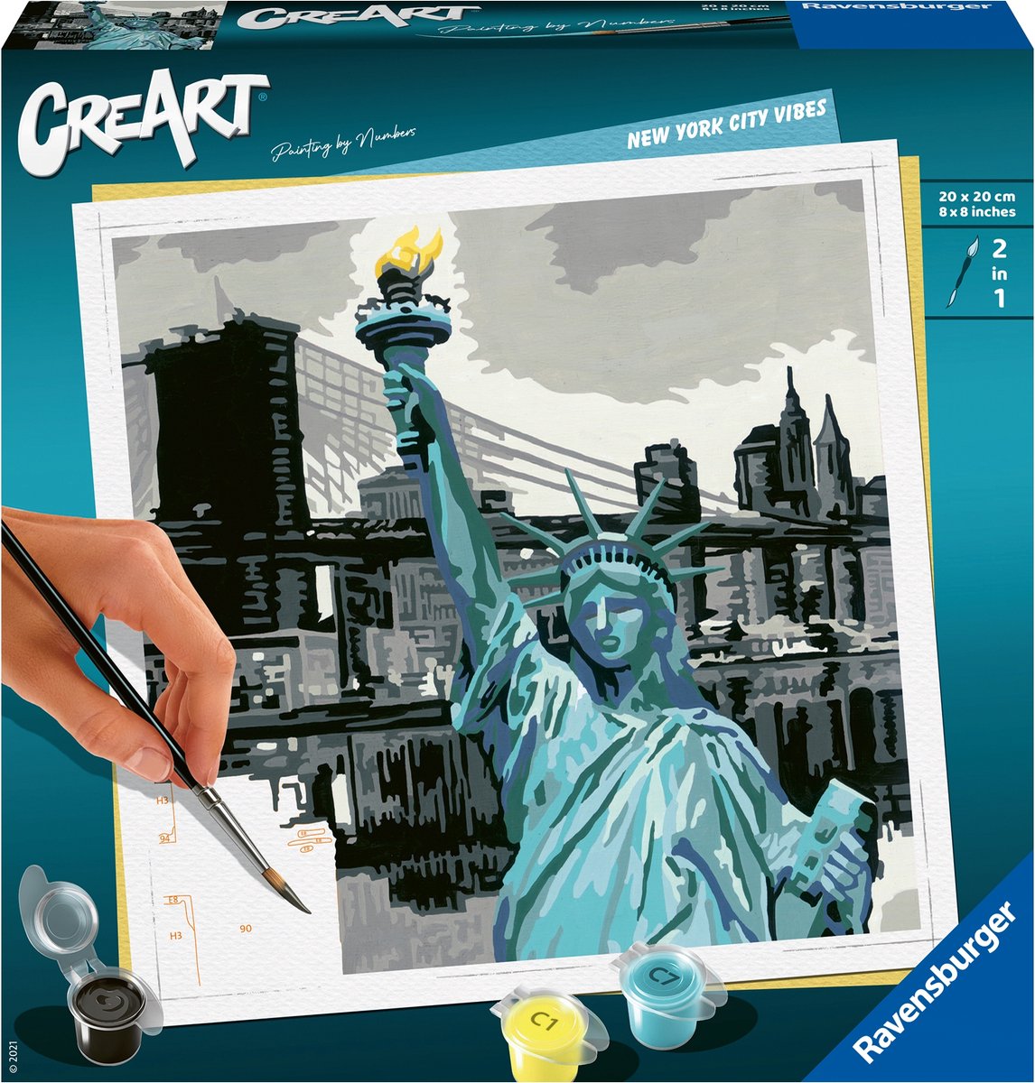 Ravensburger Schilderen Op Nummer Ravensburger creart schilderen op nummer - new york city