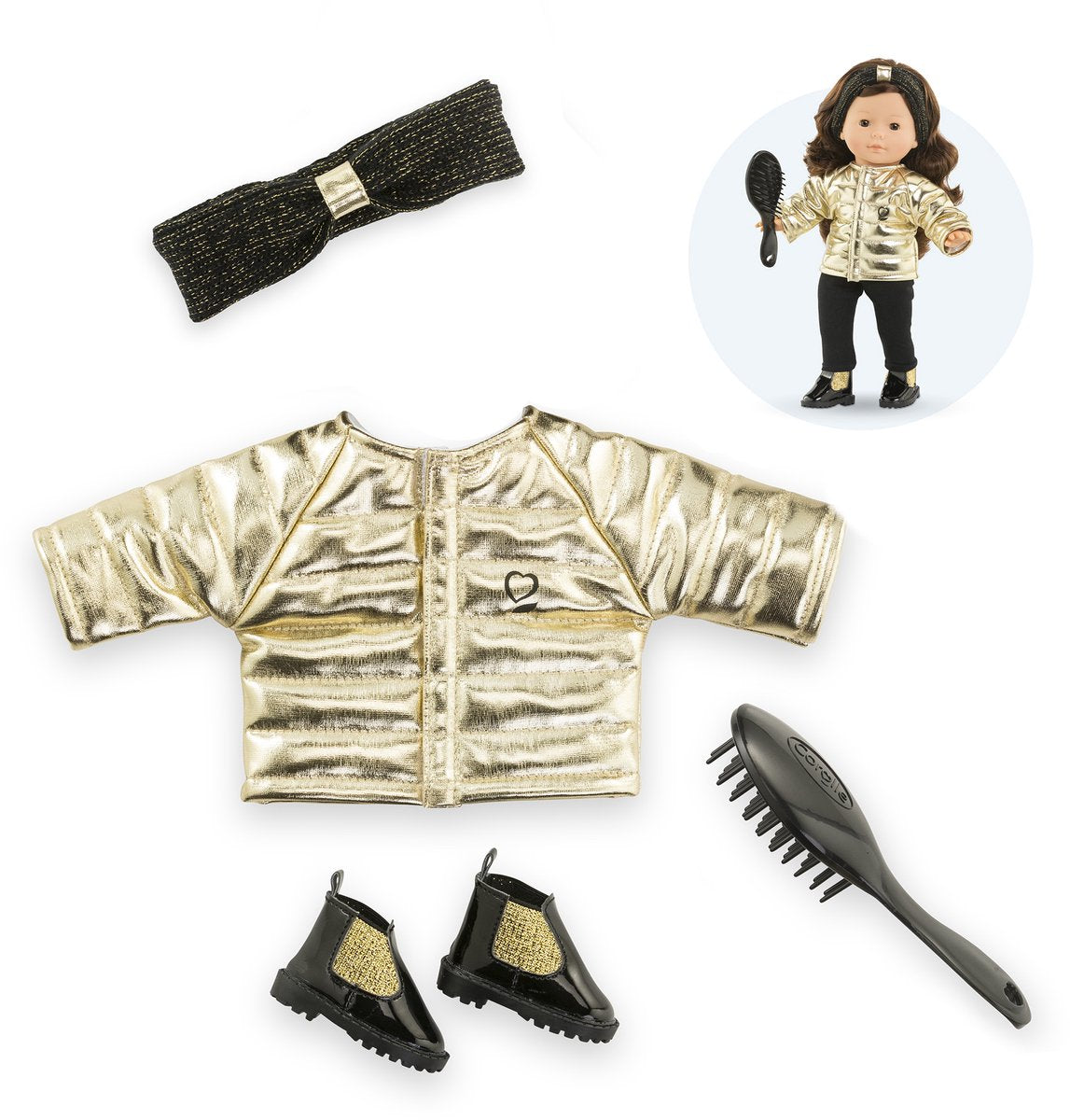 Corolle Naai- accessoireset - - 4 accessoires - voor ma 36cm pop - vanaf 3 jaar