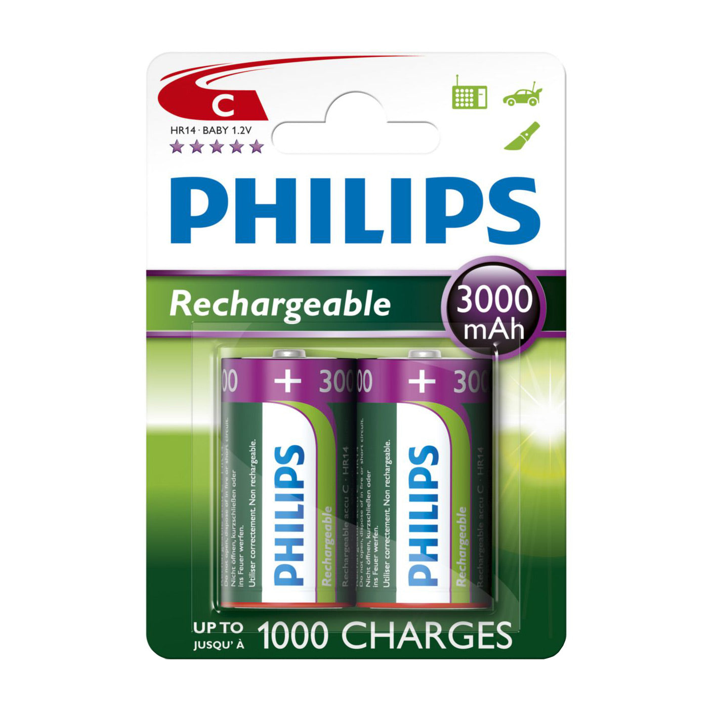 Battery Sales Europe Oplaadbare c batterij - nimh