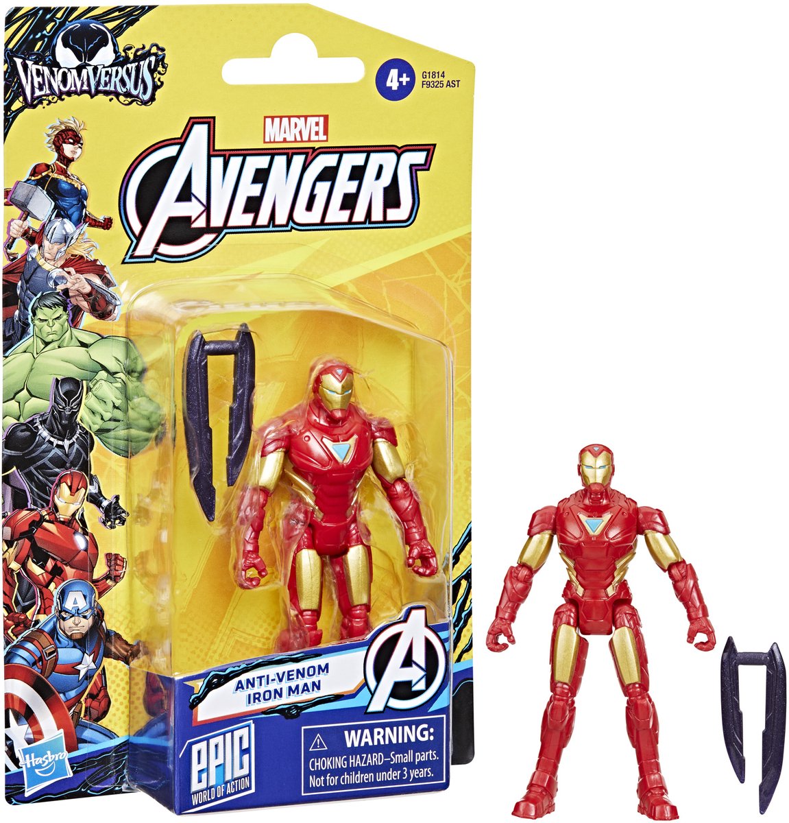 Marvel Hasbro actiefiguur iron man venom 10 cm speelgoed.