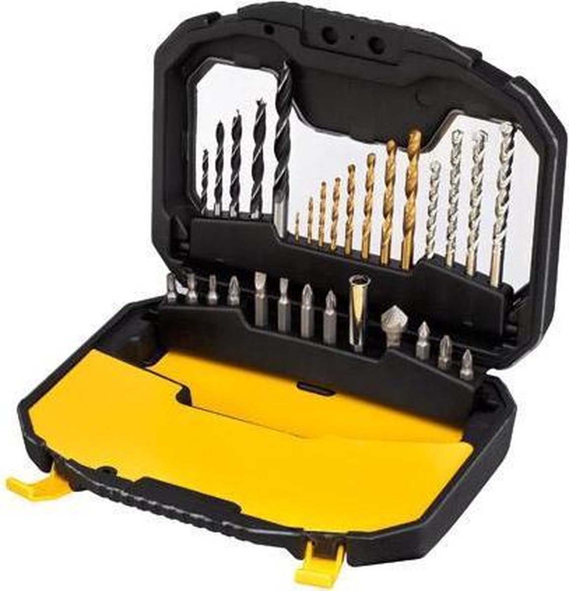 STANLEY sta7183 serie - boren- en bitset - 30 stuks - magnetische houder