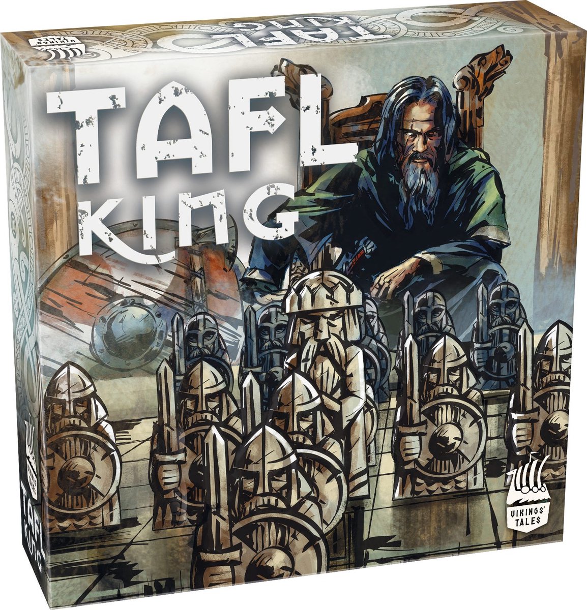 Tactic Vikings' tales: tafl king bordspel
