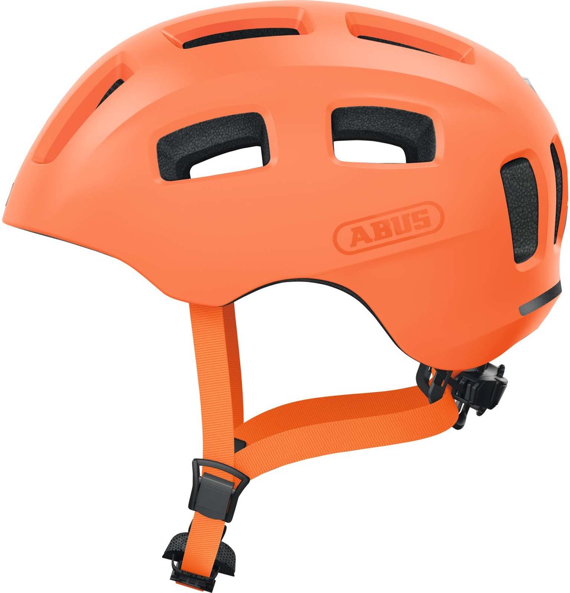 ABUS Fietshelm youn-i 2.0 mono orange s - 48-54 cm - oranje - geschikt voor gebruik op elektrische fietsen - stadsfietsen - 240 g