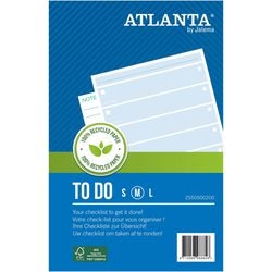 Djois atlanta notitieblok to-do medium 13.5 x 19.5 cm wit