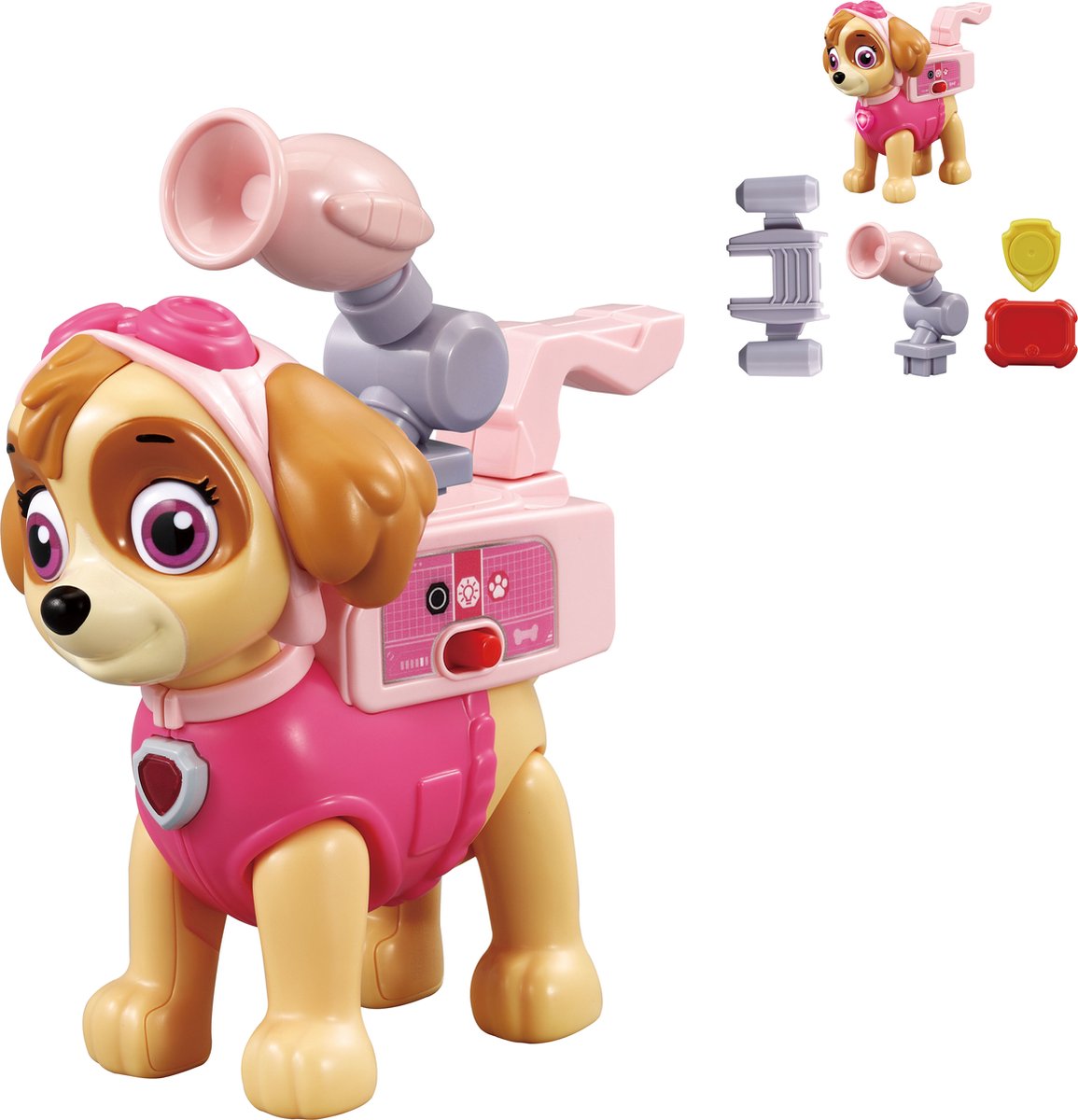 VTech paw patrol smartpup skye speelfiguur - interactief speelgoed - educatief kinder speelgoed - vanaf 3 jaar - roze