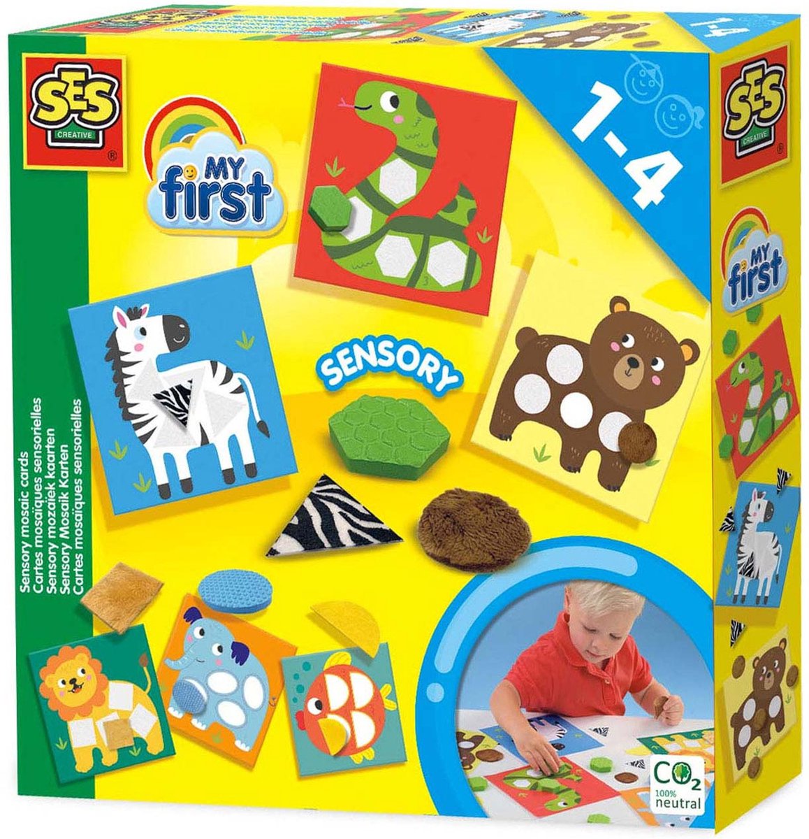 SES Creative Ses my first - sensory mozaïek kaarten