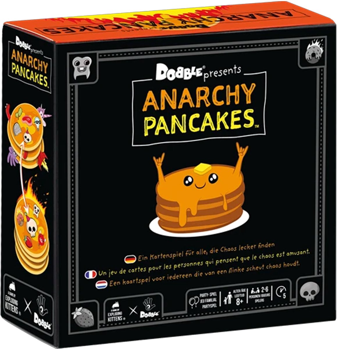 Zygomatic Board Game Studio Zygomatic dobble anarchy pancakes - kaartspel met pannenkoeken