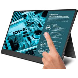 TFT Monitor Joy-IT View13 33,7 cm (13,3 inch) zwart