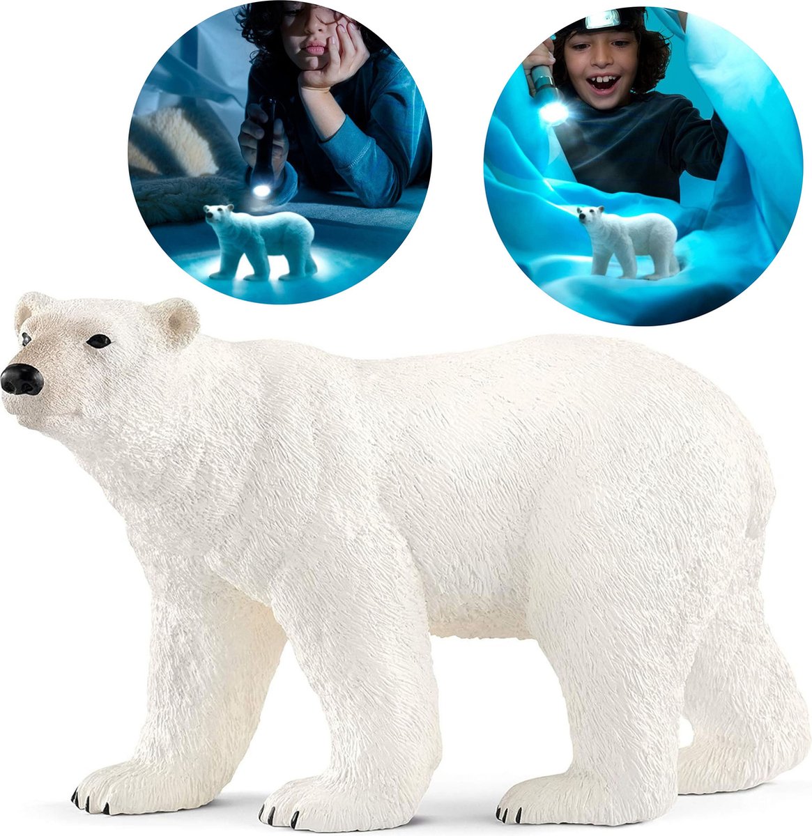 Schleich wild life - ijsbeer - speelfiguur - kinderspeelgoed voor jongens en meisjes - 3 tot 8 jaar - 14800
