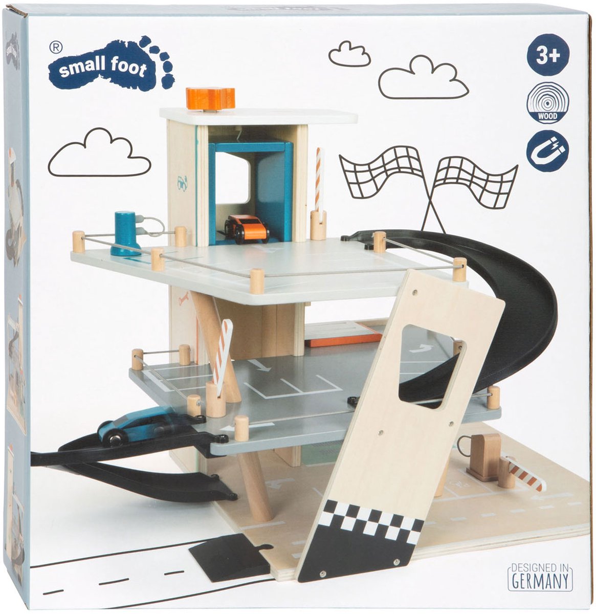 Small Foot - houten garage rally