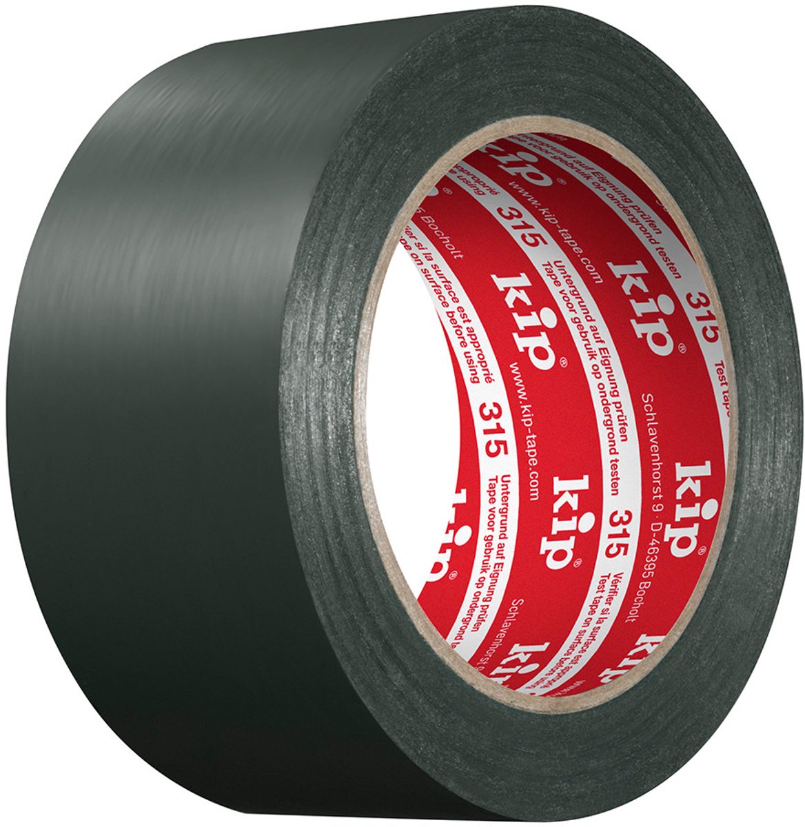 Kip 315 pvc-masking tape - sterke hechting - makkelijk afscheurbaar - groen - 50 mm