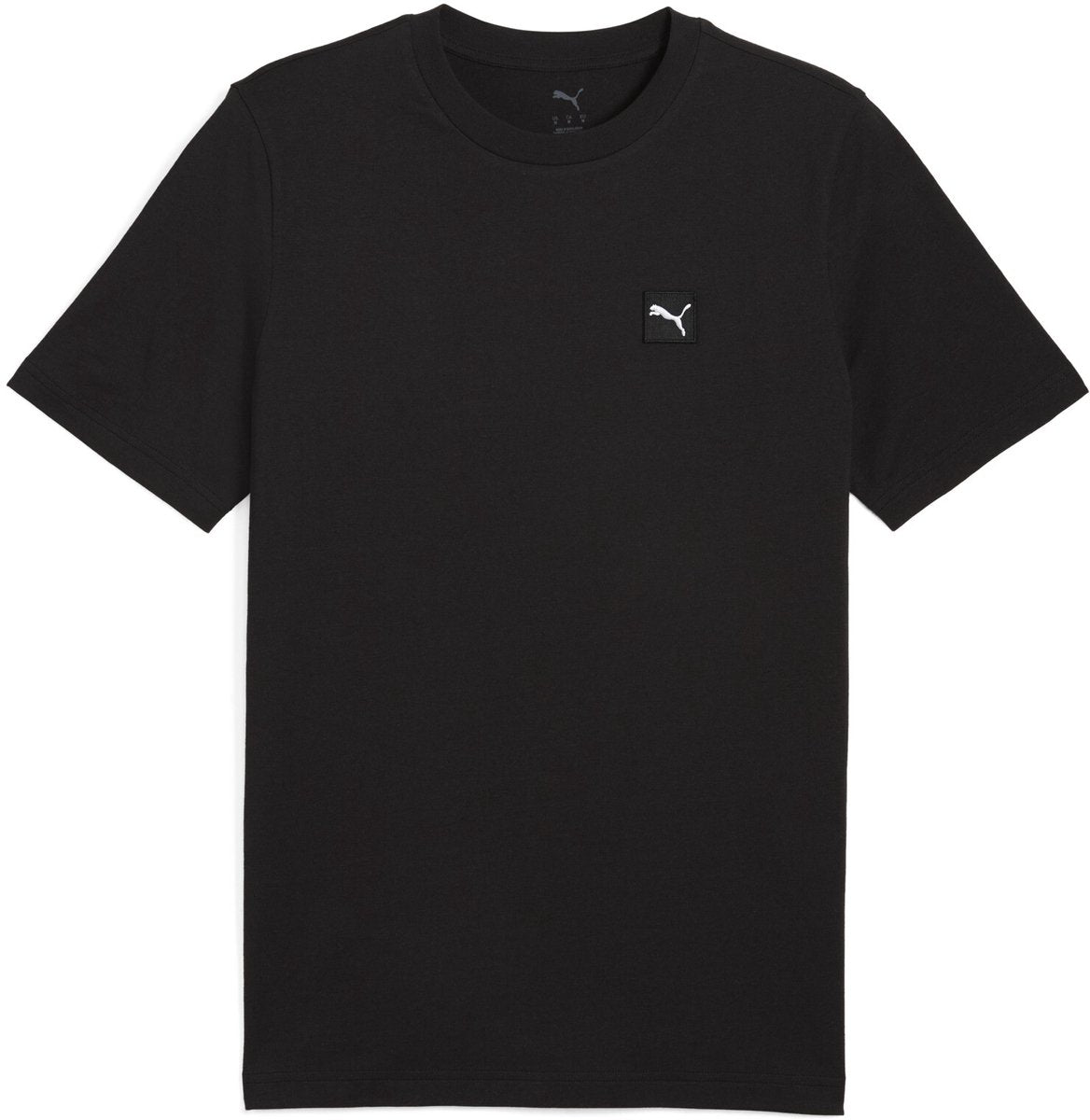 PUMA ess elevated tee heren t-shirt - black
