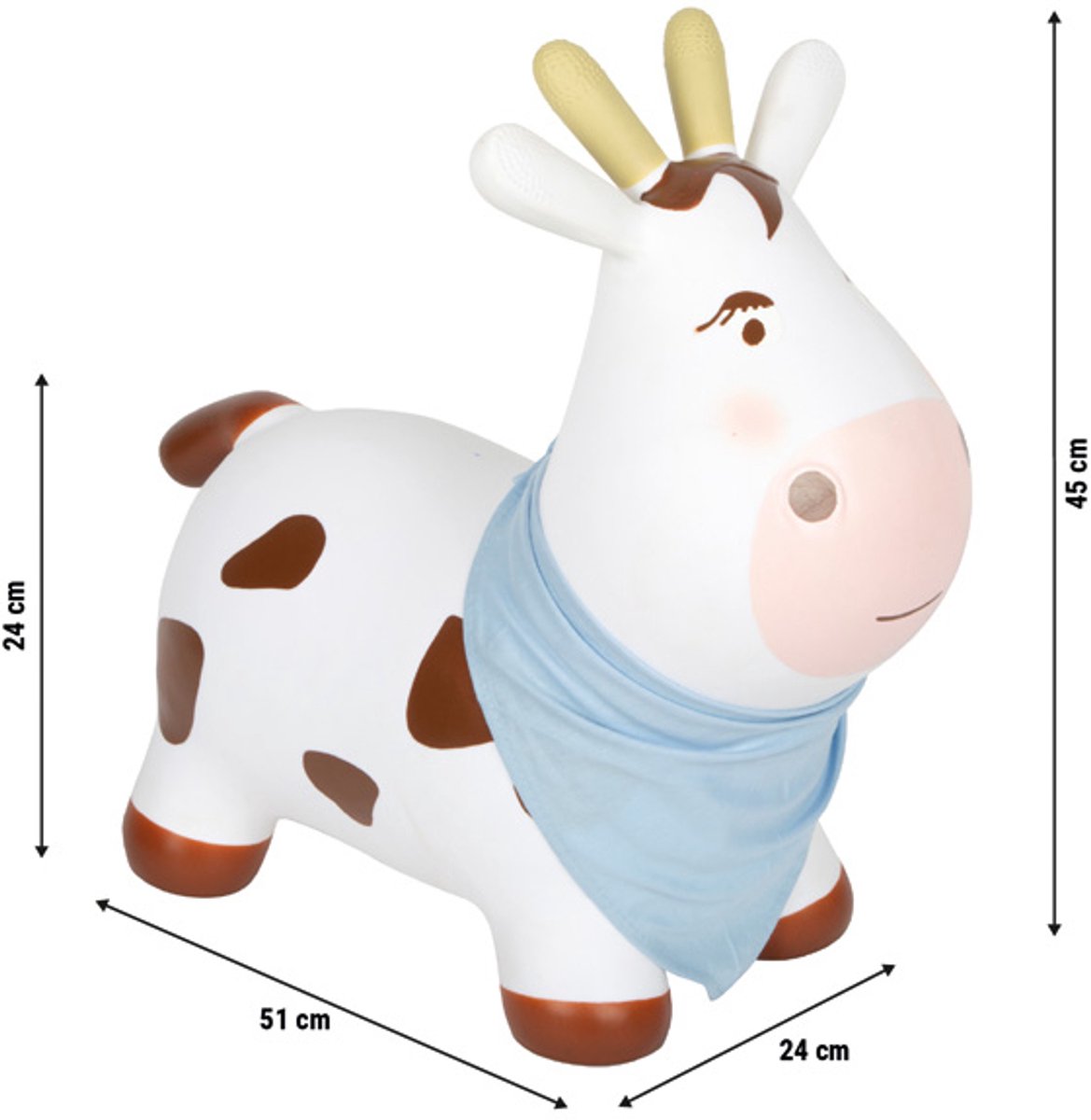 Small Foot - opblaasbare skippy koe