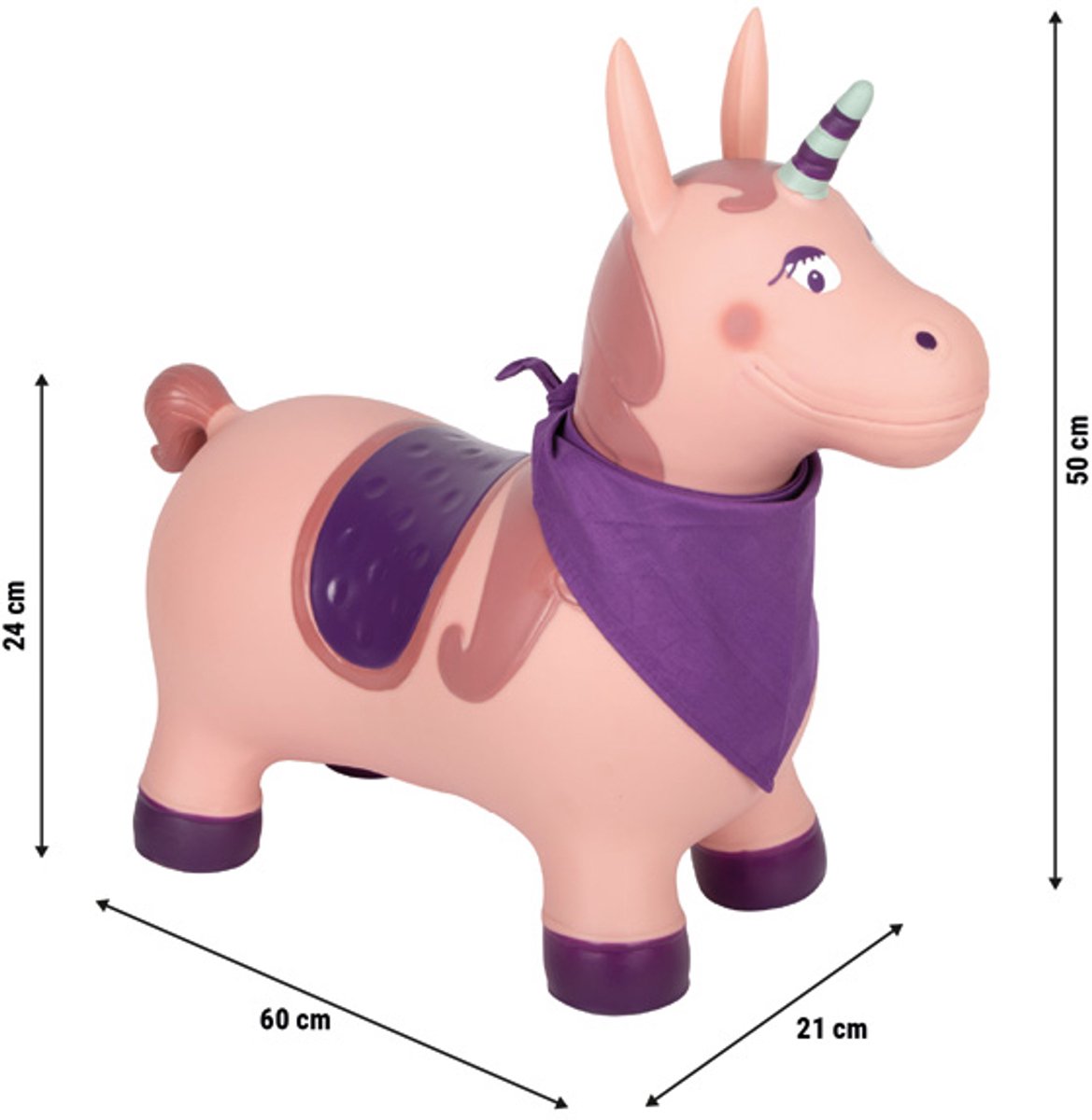 Small Foot - opblaasbare eenhoorn 24cm