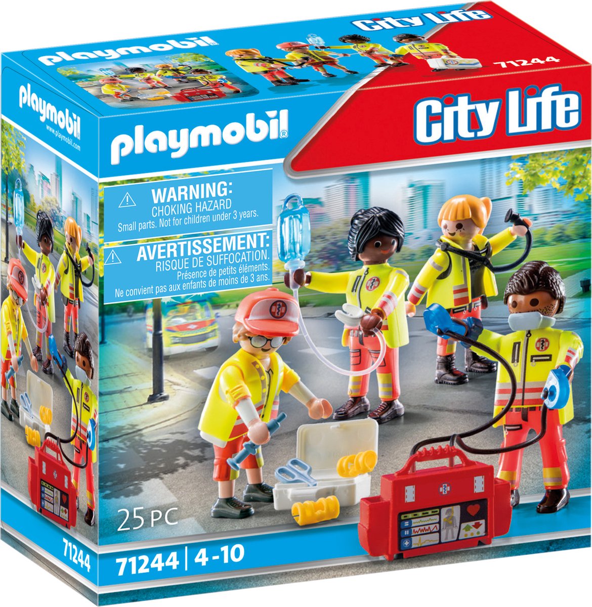 PLAYMOBIL city life reddingsteam - 71244